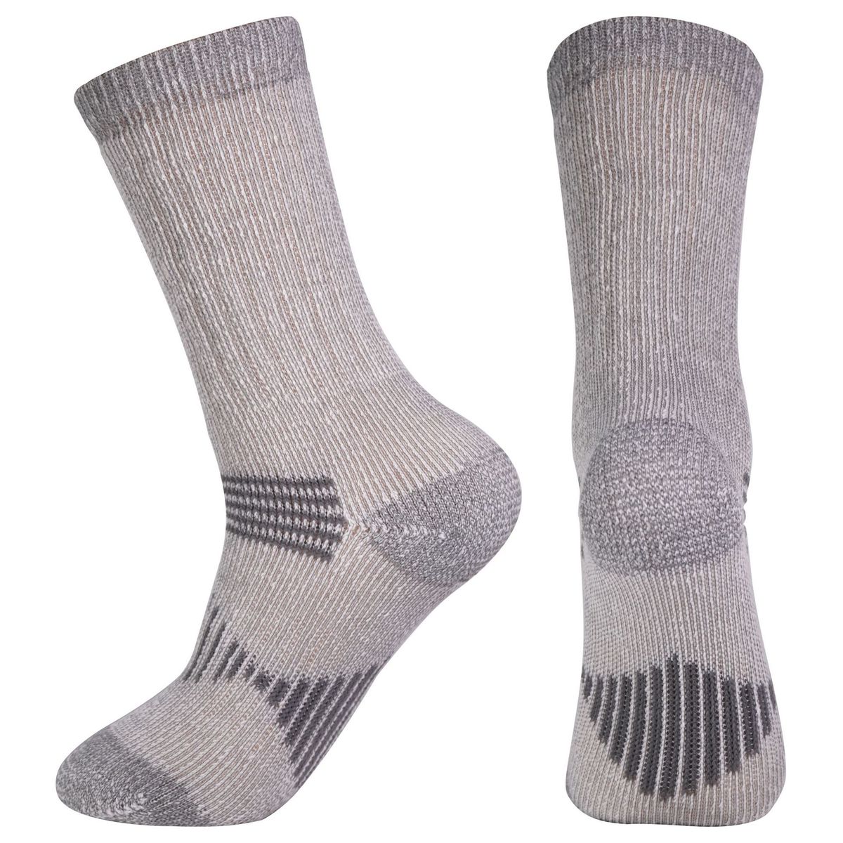 American Style Double Wool For Hiking Skiing Outdoor Sports Women's Towel Bottom Mid-Calf Socks_desvips.com