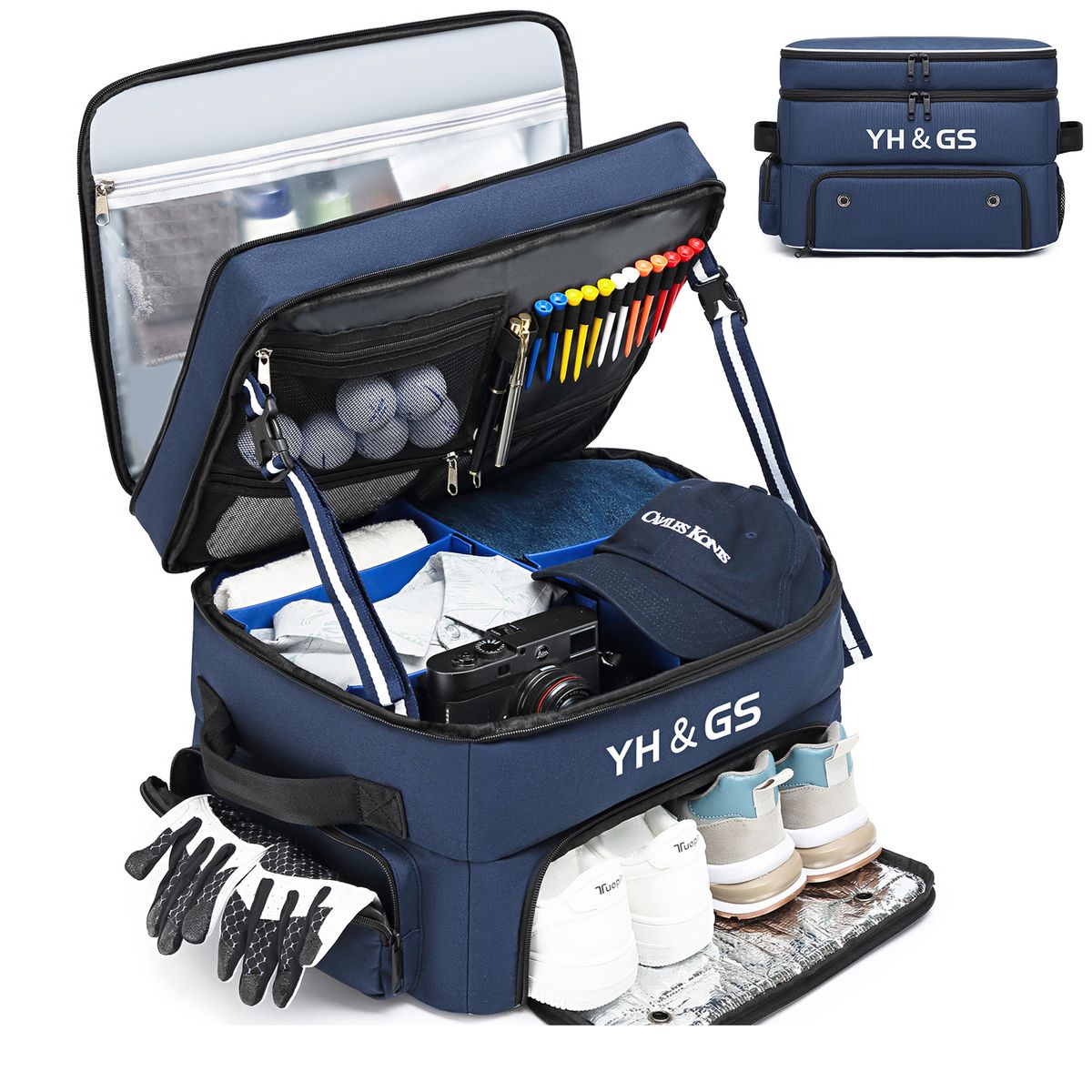 Box, Waterproof And Durable Trunk Storage Shoe Bag Men's Golf Accessories_desvips.com