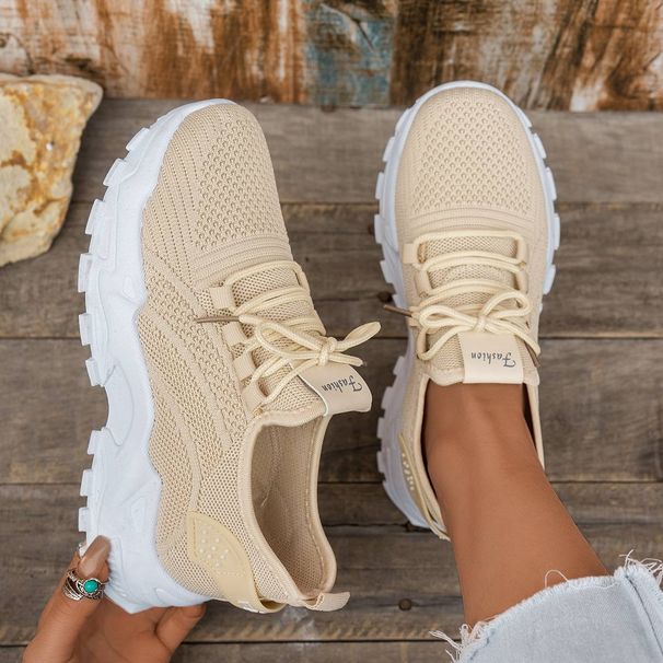 Women's Casual Shoes Classics Style Sneakers Athletic Trainers Outside Sports Running Walking Skateboard Breathable Antislip Low-top Lace Up_desvips.com