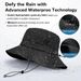 Quick Dry Waterproof Packable Bucket Hat For Women Men Outdoor Sun Hats With Detachable Chin Strap_desvips.com
