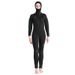 Ouzo 5mm Hooded Men Cold-Proof Thickened Long-Sleeve Surfing Jellyfish Women Warm One-Piece Diving Suit_desvips.com