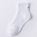 Embroidered I HAVE Mid Calf Socks Unisex Unique Spring Summer Style Solid Color Black White Cotton Korean Street Fashion High Calf_desvips.com