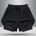 Men's Clothing Fitness Sports Shorts Running Pants Lined Training Anti Exposure Three Point Basketball Casual Shorts_desvips.com