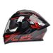 Men's Full Face Motorcycle Helmet 3C Certified Foreign Trade Electric Vehicle Safety Helmet With Large Rear Wing And Flip Up Design For All Season_desvips.com