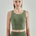 SwayneHigh-strength Yoga Vest For Women, Brushed For A Bare-skin Feel, With Padded Cups And Supportive Design, Fitness Bra With A Beautiful Back_desvips.com
