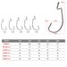 Bow-shaped Barbed Hooks 100pcs/Pack Bagged Lure Sea Fishing High Carbon Steel Single Hook 38105_desvips.com