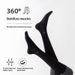 Calf Sports Muscle Compression Jump Rope Outdoor Fitness Long Running Yoga Socks_desvips.com