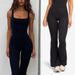 Women's Yoga Outfit Set Long Pants Flared Sports Vest Quick Drying Pilates Running Top Fitness Gym Workout Clothes_desvips.com