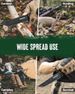 Mossy Oak 10 Inch Fixed Blade Hunting Knife With 14C28N Steel Full Tang Tanto Design_desvips.com