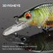 TREHOOK 3pcs 5cm 4g Mini Minnow Wobblers For Pike Fishing Lure Hard Swimbait Mini Crankbaits Tackle_desvips.com