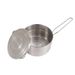 304 Stainless Steel Camping Cookware Set - Portable Outdoor Cooking Pot With Foldable Handle For Picnic & Hiking_desvips.com