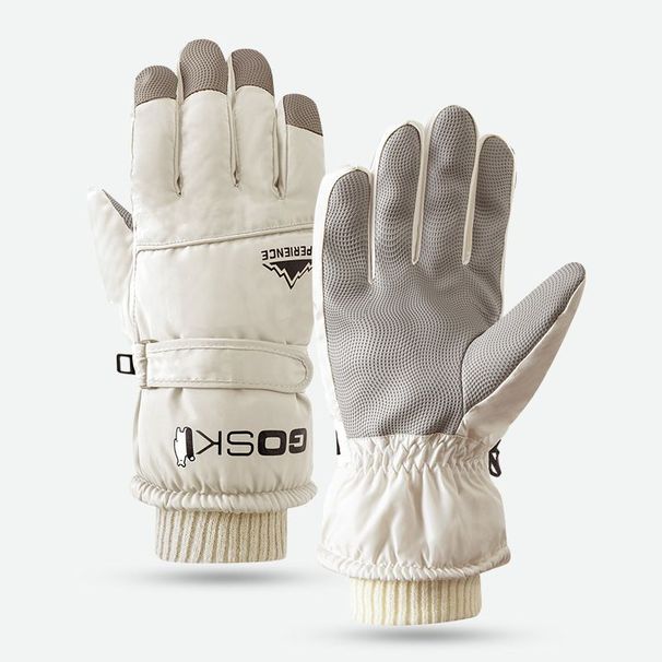 Waterproof Ski Gloves For Men And Women, Touchscreen, Cycling, Fleece-lined, Warm, Cold-resistant, Winter_desvips.com