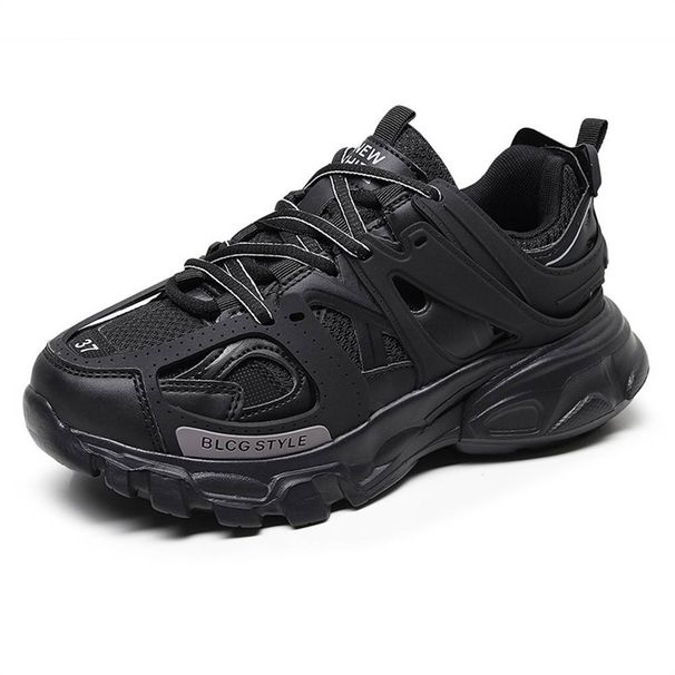 New 2025 Fashion Sneakers Women Men Mesh Breathable Thick Sole Non-Slip Wear-Resistant Running Shoes 36-44_desvips.com