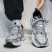 2025 Autumn New Breathable Mesh Dad Versatile Fashionable Wear-resistant Running Shoes Trendy Men's Sneakers_desvips.com
