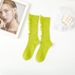 Trendy Ripped Beggar Socks For Women Thin Slouch JK Style Casual Long Cotton Socks For Spring/Summer Instagram Style Sports & Outdoor Accessories_desvips.com