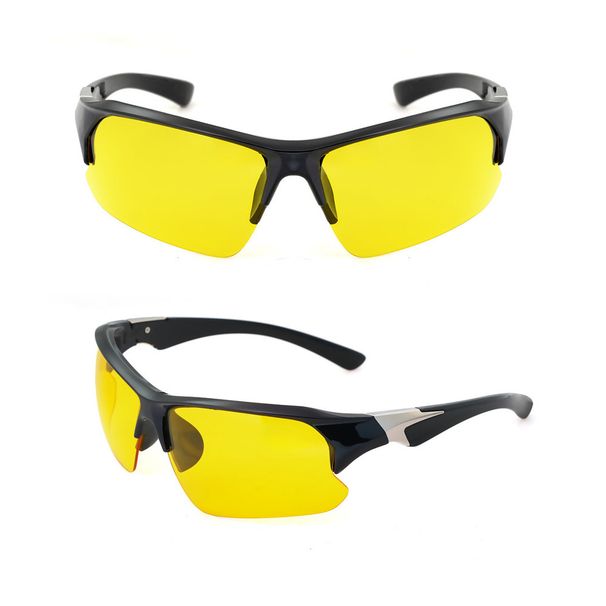 Half-frame One-piece Lens Sports Motorcycle Good Quality Wind Sand Blocking Men And Women Sunglasses_desvips.com