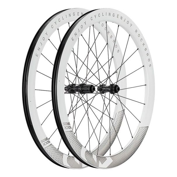 ROCKBROS Bicycle 700C Rims Wheelset Carbon Fiber Bicycle Wheels 36T/50MM_desvips.com
