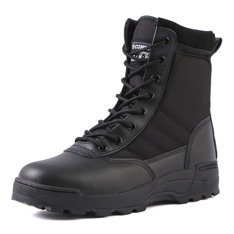 Outdoor Hiking Shoes, High-top Tactical Boots, Men's And Women's Desert Boots, Autumn And Winter Plush_desvips.com
