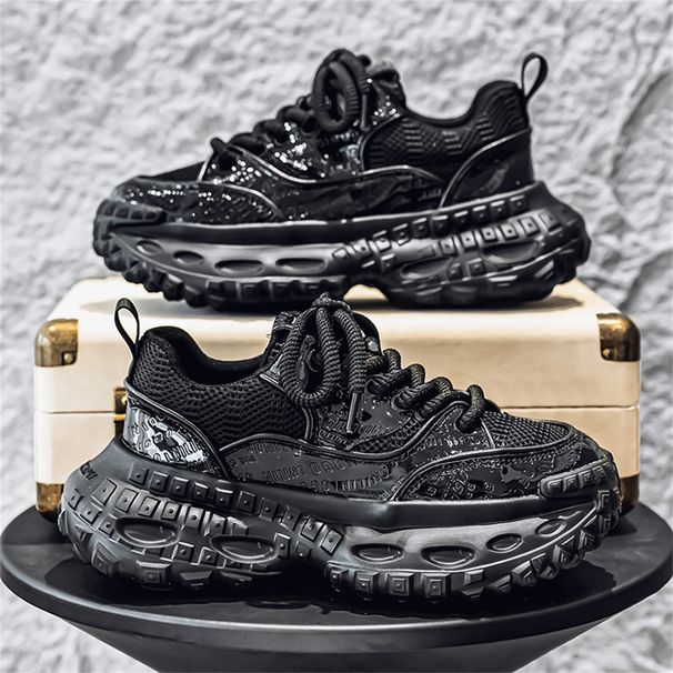 2026 Fashion Sneakers Youth/Men Low Top Lace-Up Breathable Non-Slip Wear-Resistant Running Shoes_desvips.com