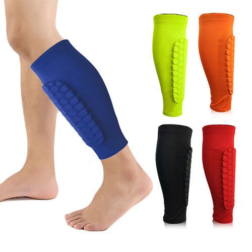 Wholesale Honeycomb Shin Guards For Soccer Basketball Running Sports Protective Gear Leg Pads With Breathable Design_desvips.com