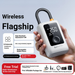 Portable Air Compressor, 4 Preset Modes Car Tire Inflator With 18650 Battery, LED Light, Fast Inflation For Car/Motorcycle/Bike/Ball_desvips.com