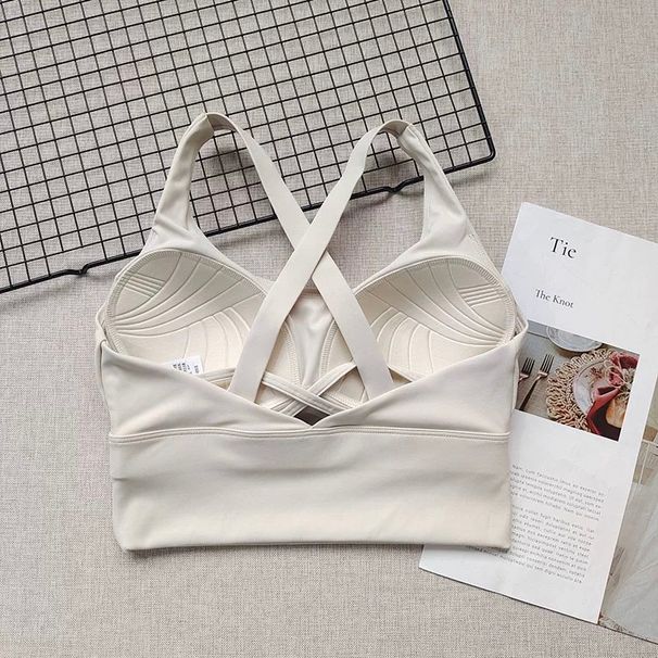 Shockproof High-Intensity Exercise Fitness All-In-One Cup Running Gathered Yoga Beauty Back Breathable Sports Bra For_desvips.com