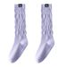 001 Tube For Women Indoor Dance Pilates Non-Slip Yoga Internet Celebrity Style Outdoor Wear Stacked Melad Long Socks_desvips.com