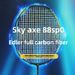 Ultra-light 4U Full Carbon Fiber Professional Training Single High Appearance Durable Badminton Racket_desvips.com