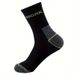 20 Pairs Of Crew Breathable Long Socks, Solid Color, Multi-functional Sports Casual Men's Socks_desvips.com