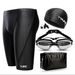 Men's Swimming Trunks Quick Drying Swimming Trunks Waterproof Swimsuits Swimming Equipment Shark Skin Swimming Cap Swimming Goggles Set_desvips.com