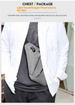 Cross-border Foreign Trade Gun Bag Shoulder Bag Men's Casual Sports Checkered Chest Bag_desvips.com