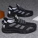 2027 Spring Summer Fashion Sneakers Jogging Shoes Men Flying Mesh Surface Low Top Lace-Up Breathable Soft Bottom Non-Slip Lightweight Running Shoes_desvips.com
