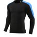 Men's Clothing Tights Long-Sleeved T-Shirt High Elastic Quick-Drying Breathable Sports Running Training Fitness Clothes Round Neck_desvips.com