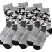 4Pairs Thick Gray Camouflage Men‘s Winter Autumn Elastic Wool Mid Tube Sports Soft Thermal Crew Outdoor Socks Hiking_desvips.com