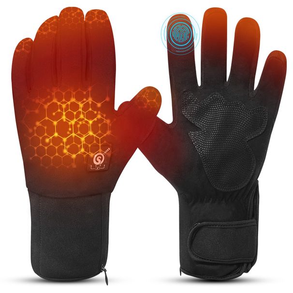 Winter Softshell Gloves Unisex Warm Thermal Windproof Touchscreen Non-Slip For Cycling Ice Climbing Hiking Driving Running_desvips.com