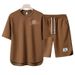 2024 men's tracksuit men short sve tshirt +shorts two piece set sportswe en's fi sports quickdrying sets_desvips.com