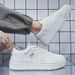 White Sneakers Summer Versatile Breathable Sports Board Trendy Casual Men's Shoes Xiliang_desvips.com