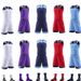 Summer Student Jersey Set Men Women, Breathable Basketball Competition And Training, Color-blocked Team Uniform For_desvips.com
