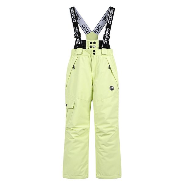 Children's Ski Suit Set Outdoor Snowboard Pants Windproof Warm Cotton Jacket Boys Girls One-Piece Overalls_desvips.com