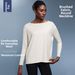 Women's Double Sided Nude Long Sleeve Fitness Yoga Clothes Loose Breathable Simple Training Slim Design Sports Wear_desvips.com