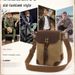 Retro Outdoor Casual Leather Message Bag_desvips.com