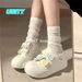 Kawaii Fish Platform Sneakers White Shoes Woman Casual Flats Spring Summer Tennis Female Vintage Vulcanize Cute Footwear_desvips.com