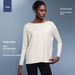 Women's Double-Sided Naked-Feel Yoga Tops Loose Long-Sleeve Breathable Gym Wear_desvips.com
