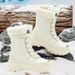 Women's Waterproof Mid-Calf Snow Boots Winter Warm Outdoor Fashion Fur-Lined Anti-Slip Hiking Boots_desvips.com