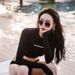 Korean Swimsuit Push-Up Long Sleeve Sun Protection Sanya Wake Surfing One-Piece Sexy Hot Spring Vacation Zipper Swimwear_desvips.com