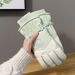 Women's Winter Ski Gloves Touchscreen Compatible Thermal Waterproof Windproof Softshell Gloves For Cycling Motorcycle Snow Sports (Pastel Colors)_desvips.com