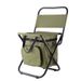 Portable Folding Chair With Cooler Lightweight Camping Chair With Backrest For Fishing Picnic Travel Insulated Ice Bag Stool_desvips.com