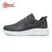 YRZL Black Running Leather Waterproof Athletic Sneakers Wear-resistant Walking Sport Comfortable Men Shoes_desvips.com
