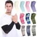 Summer Sunshade High Elastic Ice Silk Arm Sleeves UV Protection Straight Cut Sun Protection Quick Drying Breathable Outdoor Cycling_desvips.com