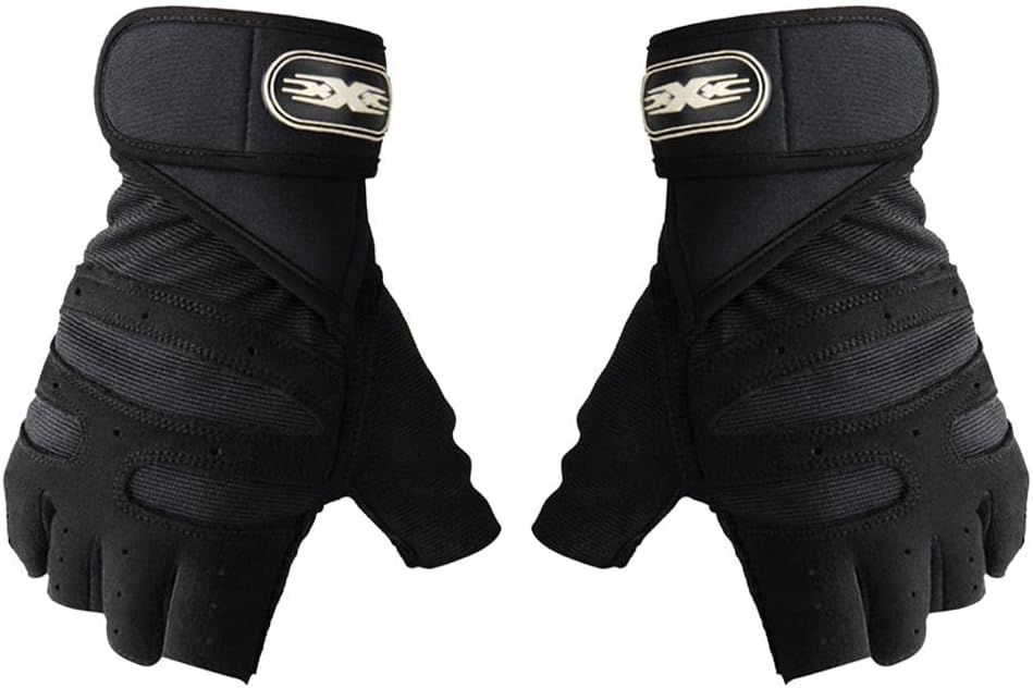 Cycling Fingerless Gloves Half Finger Sports Gloves_desvips.com